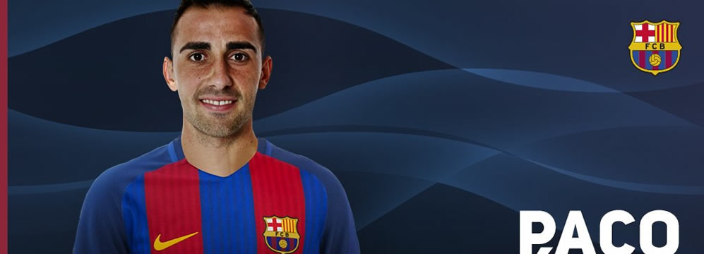 Barcelonas Stürmer Paco Alcacer steht zum Verkauf