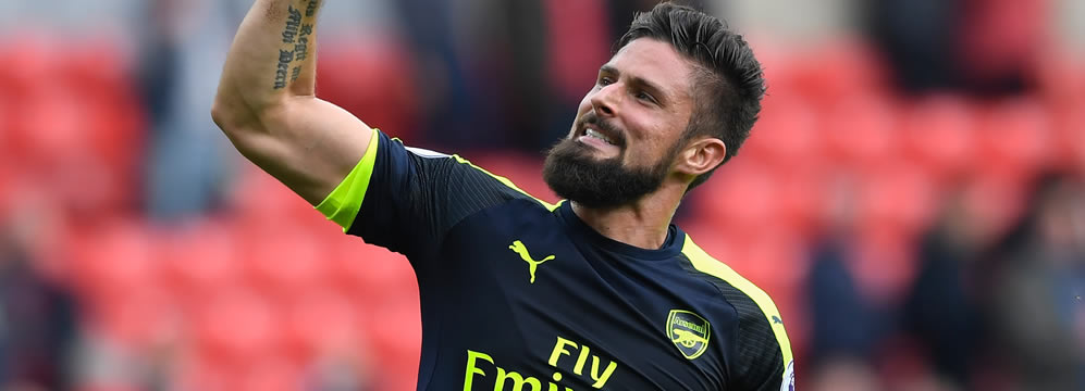 Olivier Giroud Arsenal Jubel