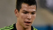 Hirving Lozano Mexiko Stürmer Foto Gesicht