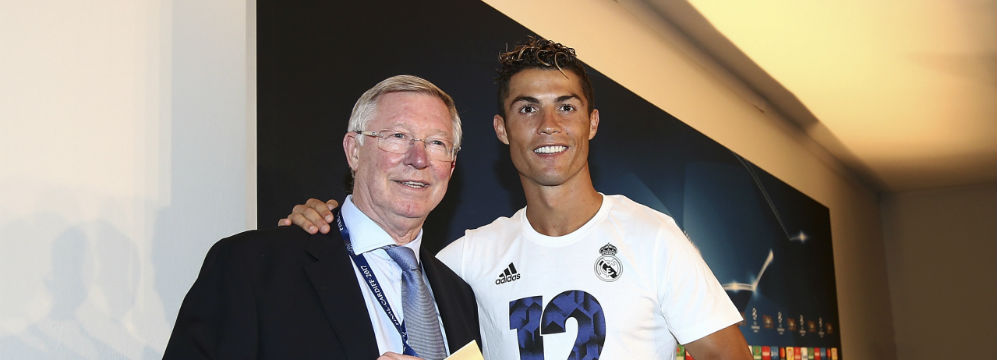 Ferguson mit Ronaldo