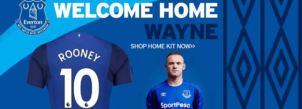 Wayne Rooney Everton Nummer 10