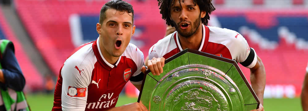 Granit Xhaka Mohamed Elneny Arsenal