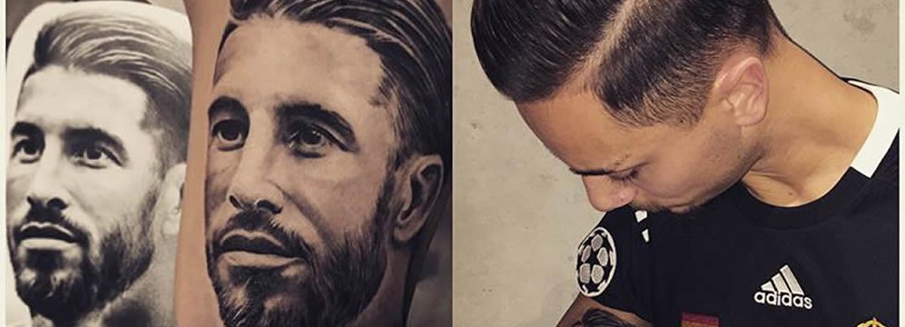 Ein Aargauer Legte Sich Ein Tattoo Mit Dem Konterfei Von Sergio Ramos Zu