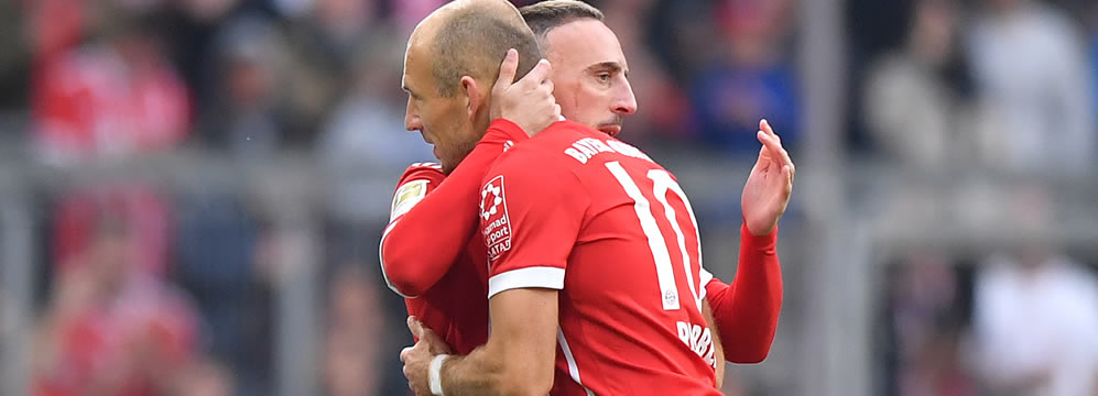 Arjen Robben Franck Ribéry