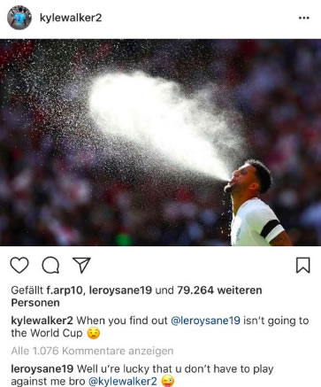 Kyle Walker Leroy Sané