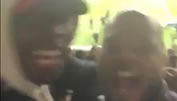 Pogba & Evra feiern auf der Tribüne