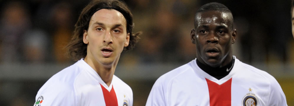 Mario Balotelli Zlatan Ibrahimovic