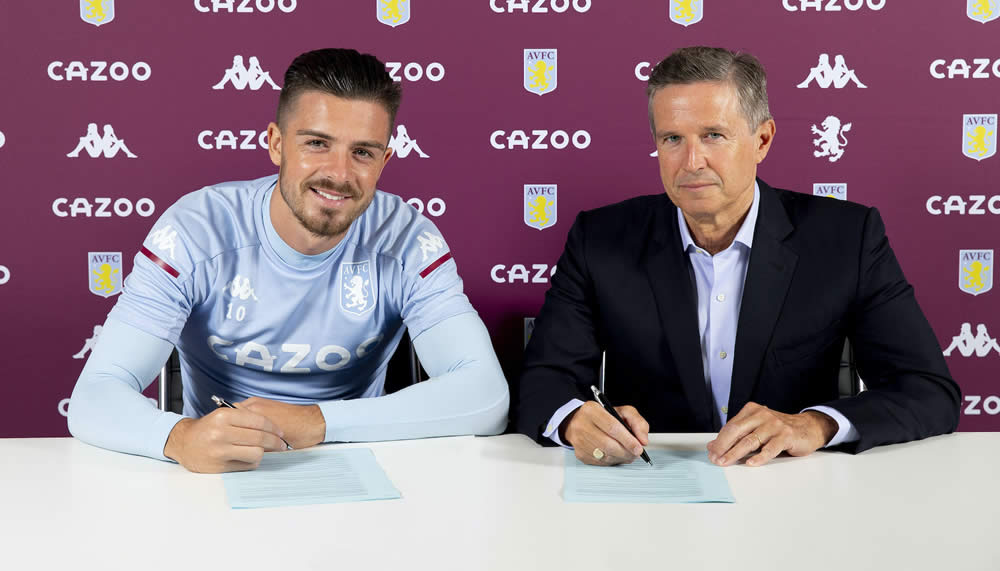 Aston Villa verlängert mit Captain Jack Grealish