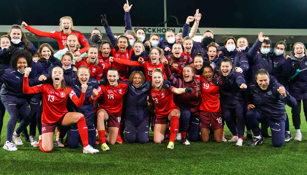 photo Schweizer Nationalmannschaft Frauen frauen nati triumphiert im