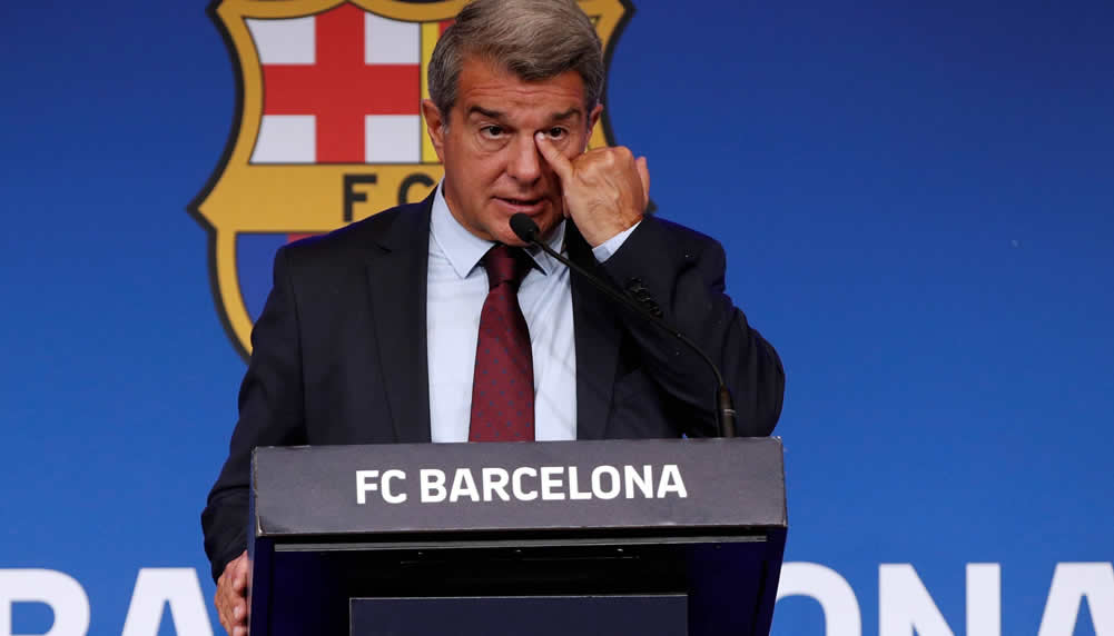 So erklärt Barça-Boss Joan Laporta den Messi-Abgang