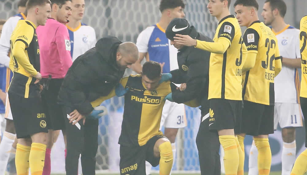 YB geht wegen Foul an Fassnacht auf GC-Profi Toti Gomes los