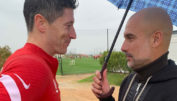 Robert Lewandowski Pep Guardiola