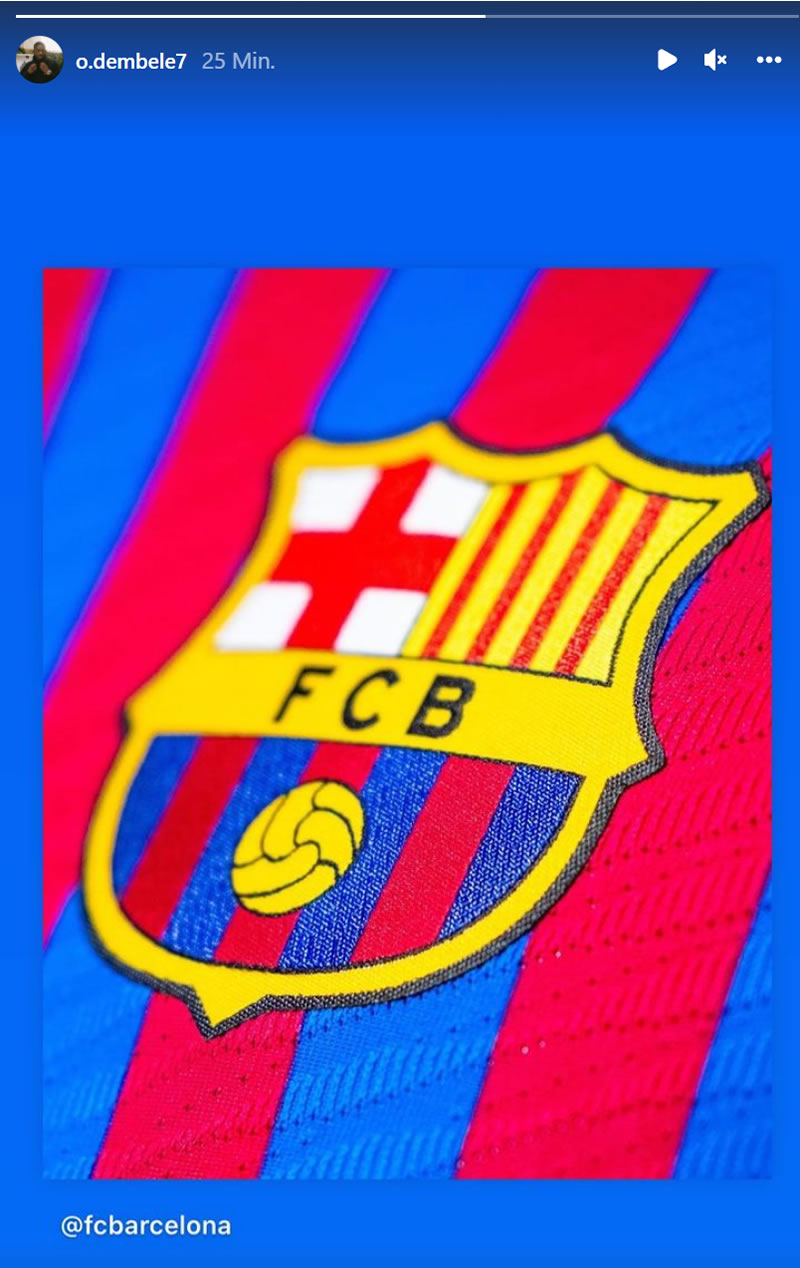 Ousmane Dembélé Instagram