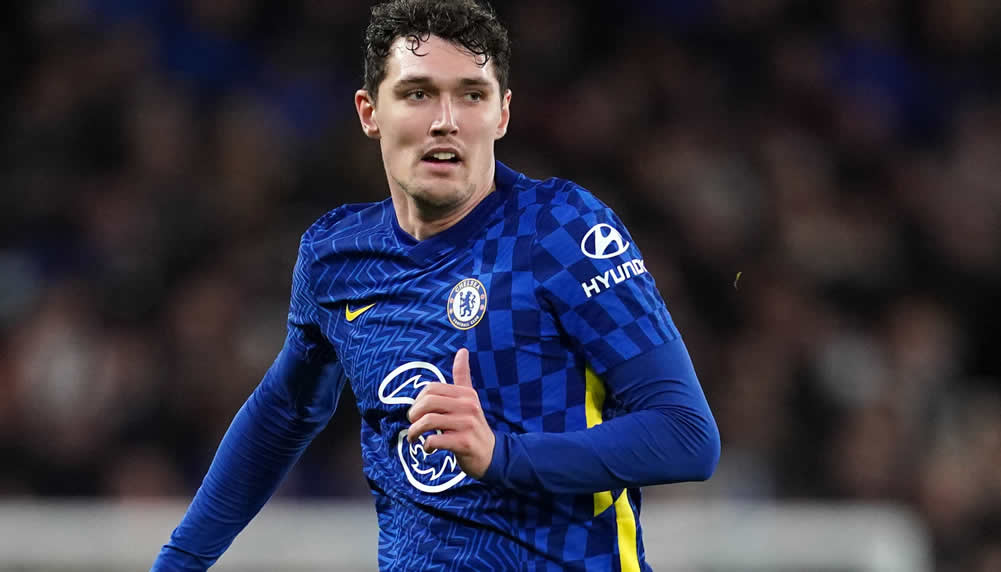 Der FC Bayern bei ChelseaVerteidiger Andreas Christensen in der Pole