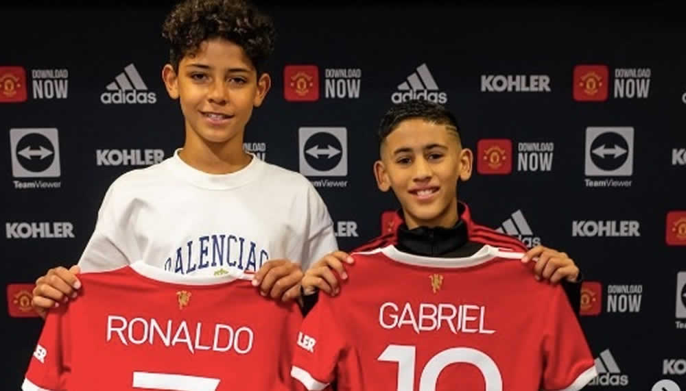 Cristiano Ronaldo Junior tritt bei ManUtd in die Fussstapfen des Vaters