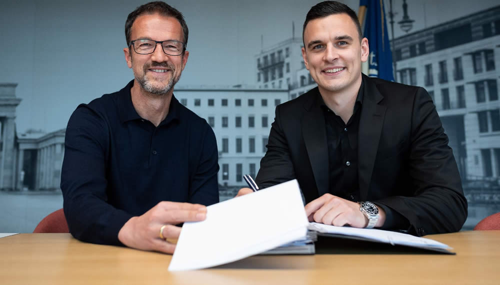 Hertha BSC präsentiert den 1. Neuzugang für die neue Saison