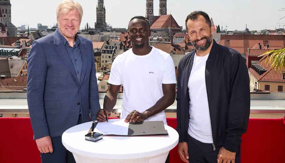Der FC Bayern bestätigt den Transfer von Sadio Mané