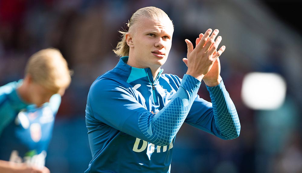 Manchester City gibt die Rückennummer von Haaland bekannt
