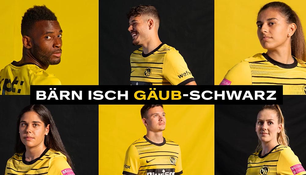 YB präsentiert neues Heimtrikot für 2022/23