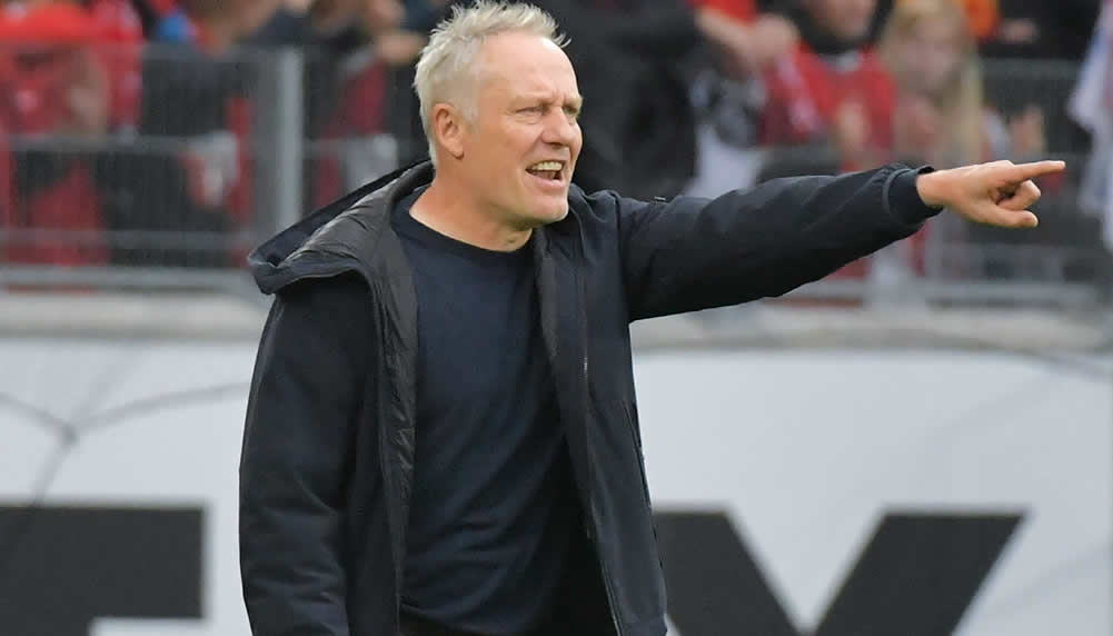 Christian Streich trotz Corona an Pressekonferenz dabei