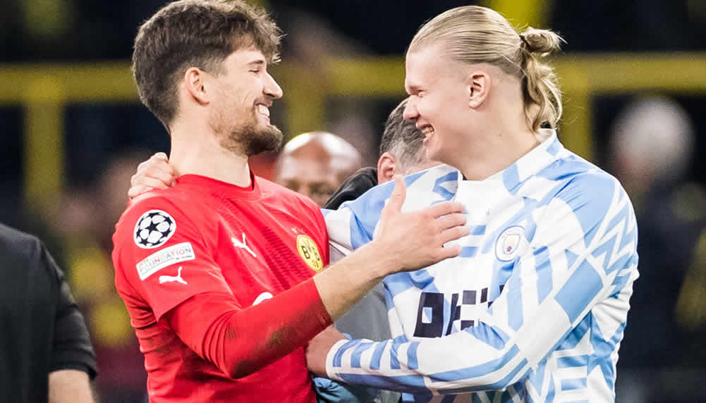 Gregor Kobel hätte gerne einen Penalty von Erling Haaland abgewehrt