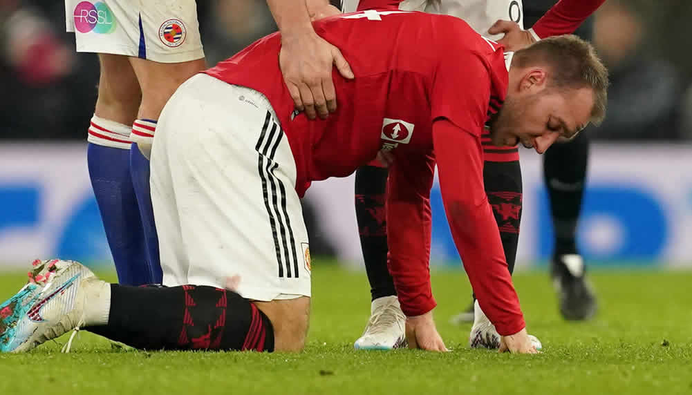 ManUtd-Profi Christian Eriksen bis mindestens Ende April out