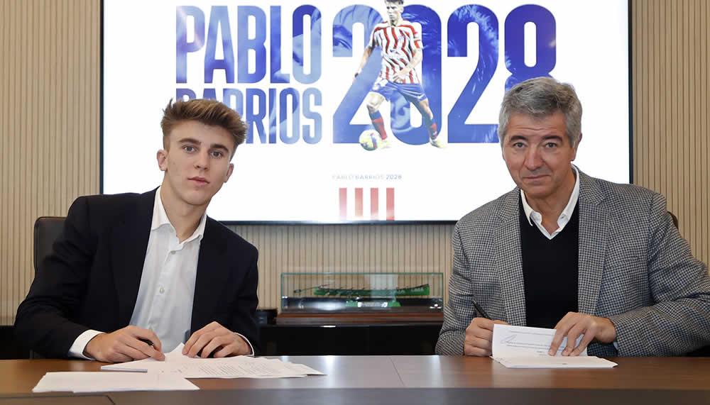 Atlético verlängert mit Jungstar Pablo Barrios