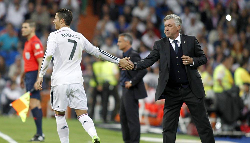 Das sagt Carlo Ancelotti zum Besuch von Cristiano Ronaldo