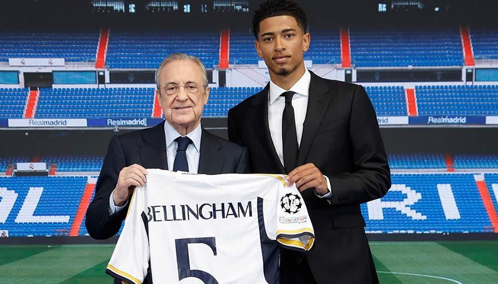 Real Madrid präsentiert Bellingham und enthüllt die Rückennummer