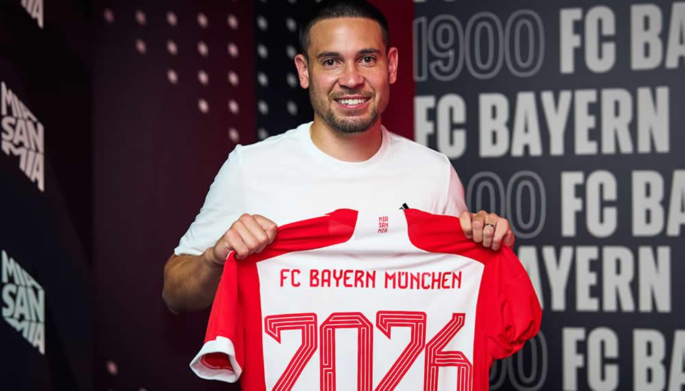 Die Bayern stellen Neuzugang Raphaël Guerreiro vor