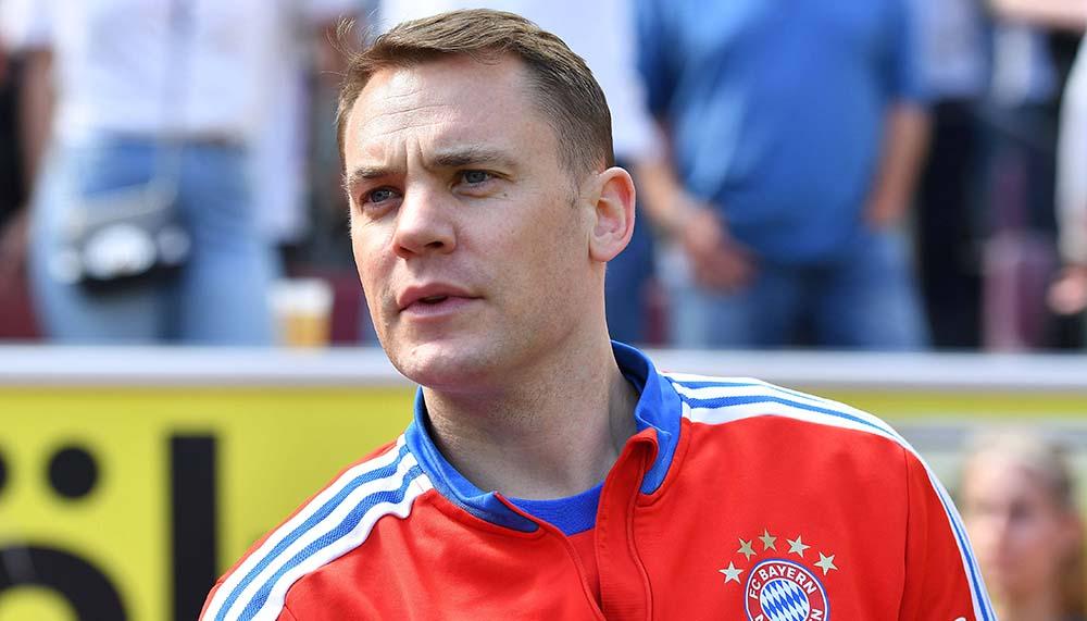 Bayern-Goalie Manuel Neuer trainiert wieder im Team