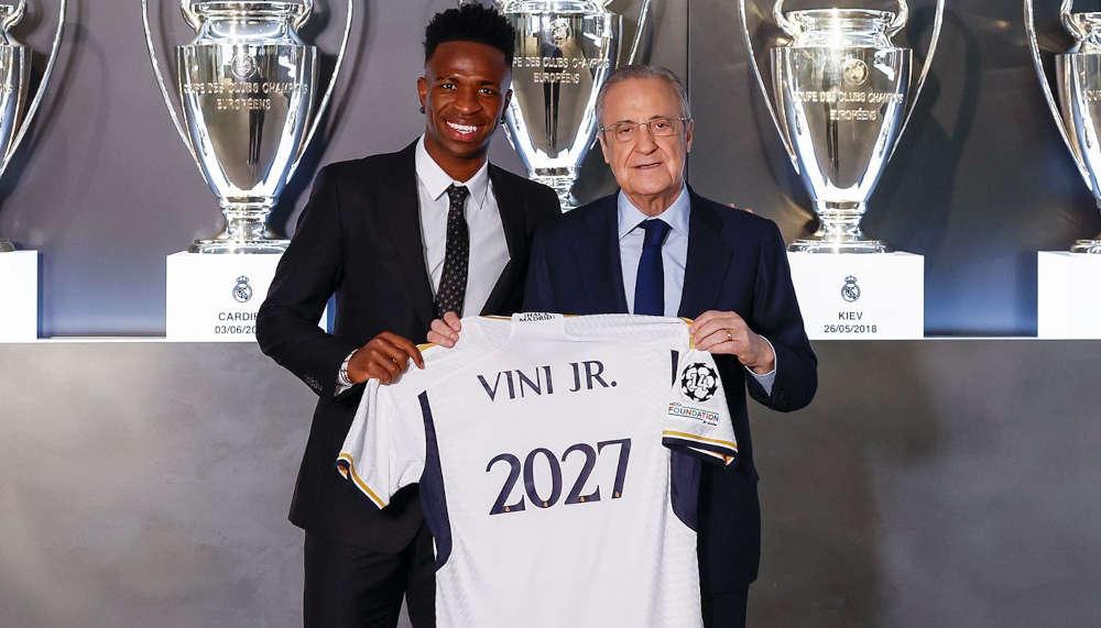 Real Madrid bestätigt Vertragsverlängerung mit Vinicius Junior