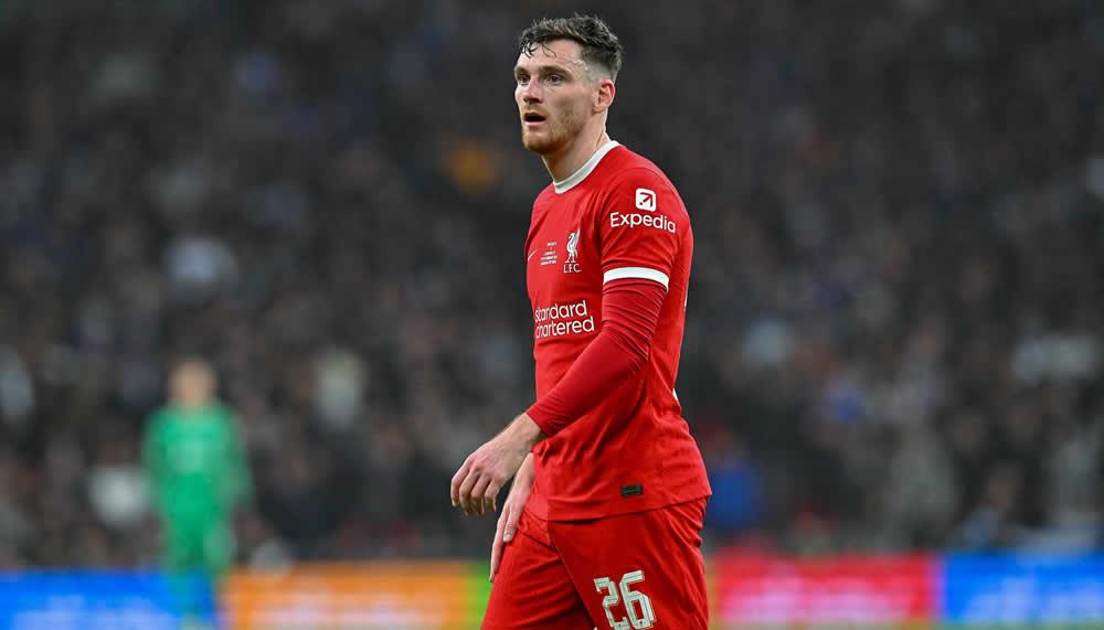 FC Bayern bei LiverpoolStar Andrew Robertson wohl ohne Chance