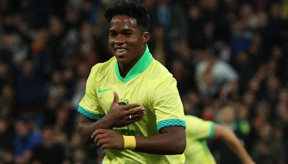 Endrick trifft für die Seleçao schon wieder – im Bernabeu