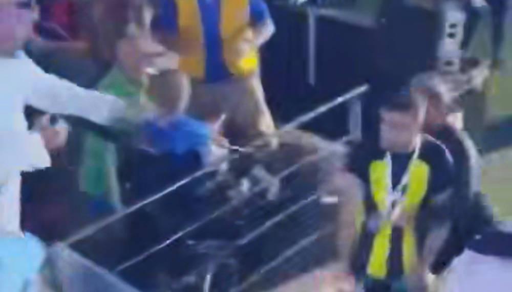 Irre Szene: Fan peitscht einen Teamkollegen von Benzema aus