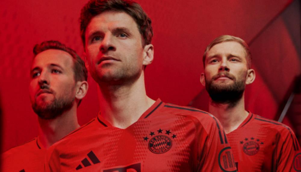 Ganz in Rot: Die Bayern stellen das neue Trikot vor