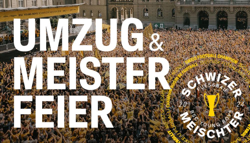 YB gibt Programm zur offiziellen Meisterfeier bekannt