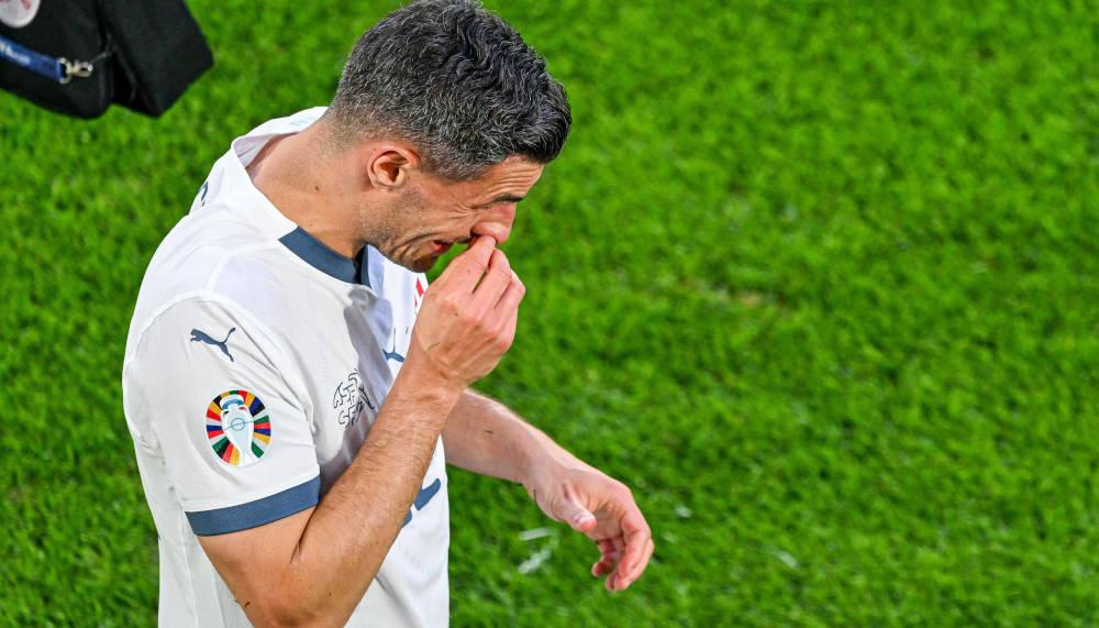 Fabian Schär spielte während 70 Minuten mit gebrochener Nase