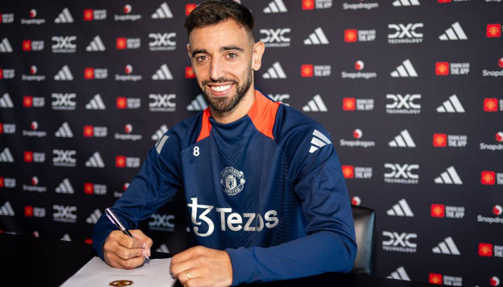 ManUtd verlängert mit Kapitän Bruno Fernandes