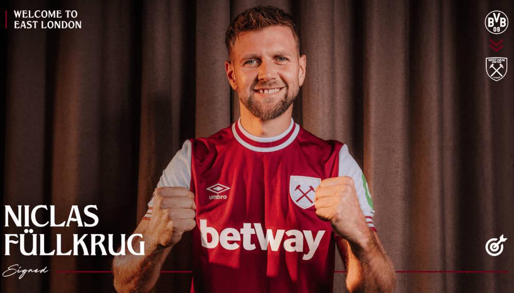 West Ham bestätigt Transfer von Niclas Füllkrug