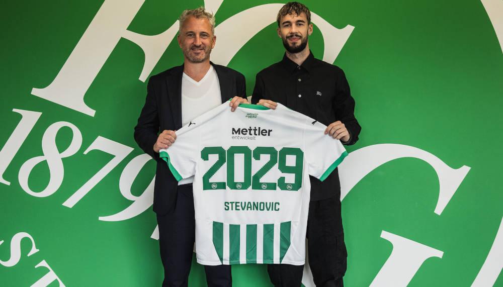 FCSG verlängert mit Mittelfeldspieler Mihailo Stevanovic