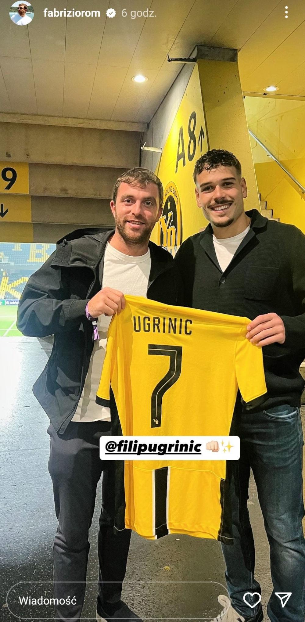 Fabrizio Romano Filip Ugrinic