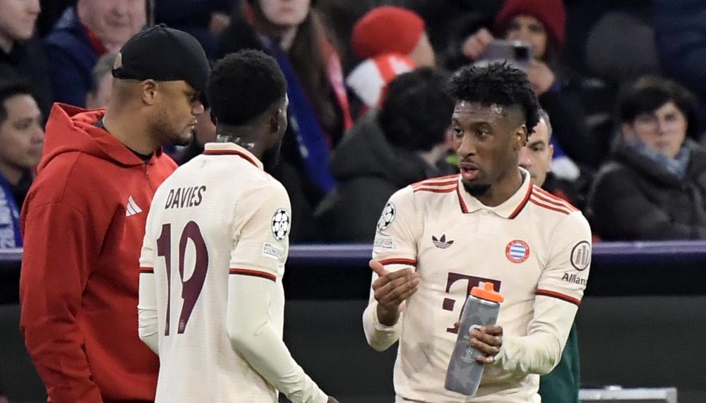 FC Bayern wochenlang ohne Davies und Coman