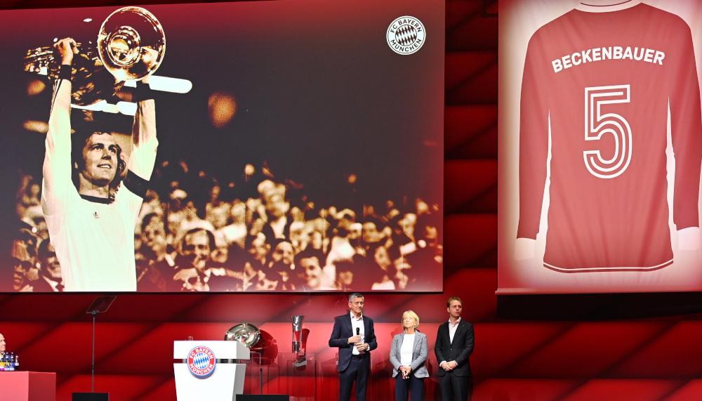 Zu Ehren von Franz Beckenbauer: Bayern vergibt Nummer 5 nicht mehr