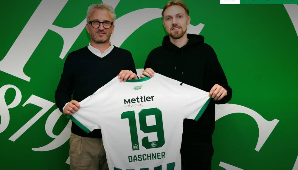 Der FC St. Gallen leiht Bundesliga-Profi Lukas Daschner aus