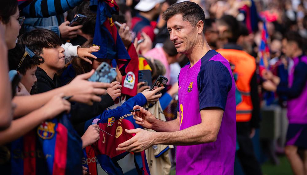 Robert Lewandowski 1000 imago