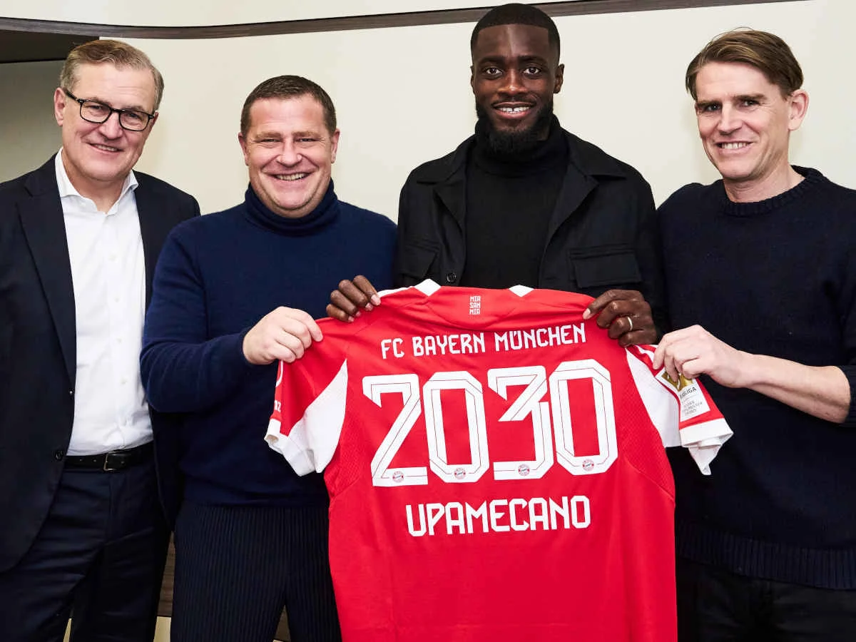 Es ist soweit: Dayot Upamecano hat seine Unterschrift gesetzt