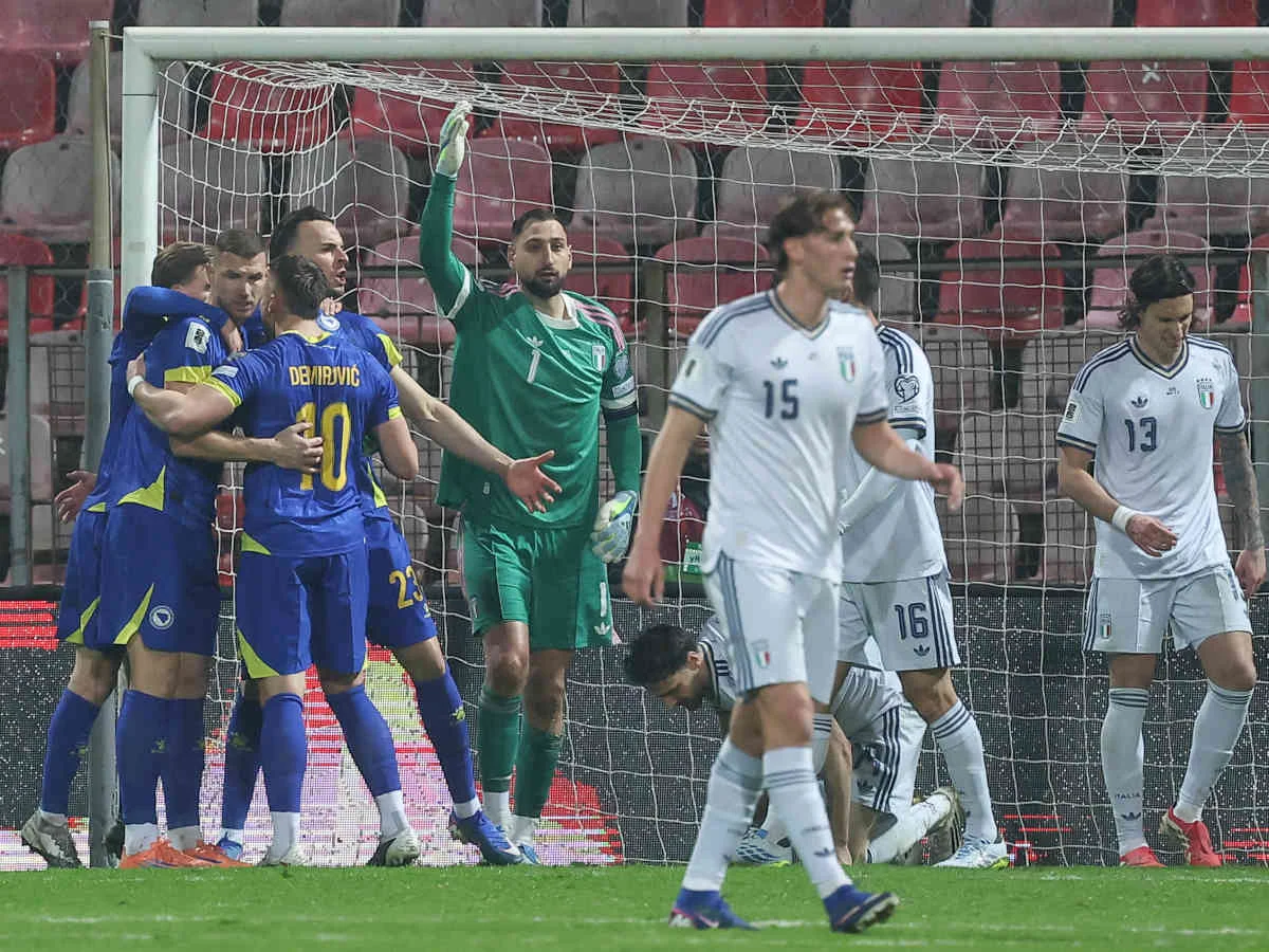 Italien schafft es zum 3. Mal in Folge nicht an die WM – Bosnien zieht durch