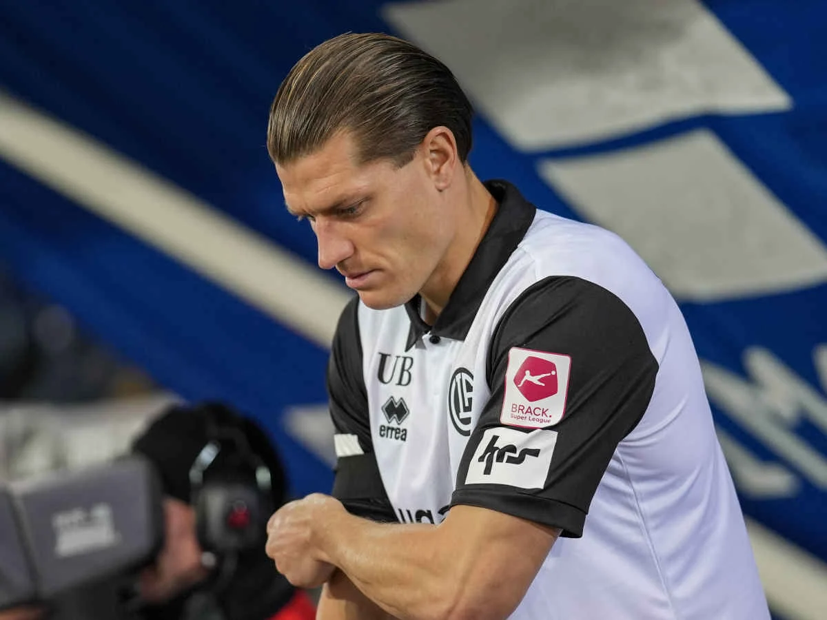 Lugano-Stürmer Kevin Behrens hat es übel erwischt