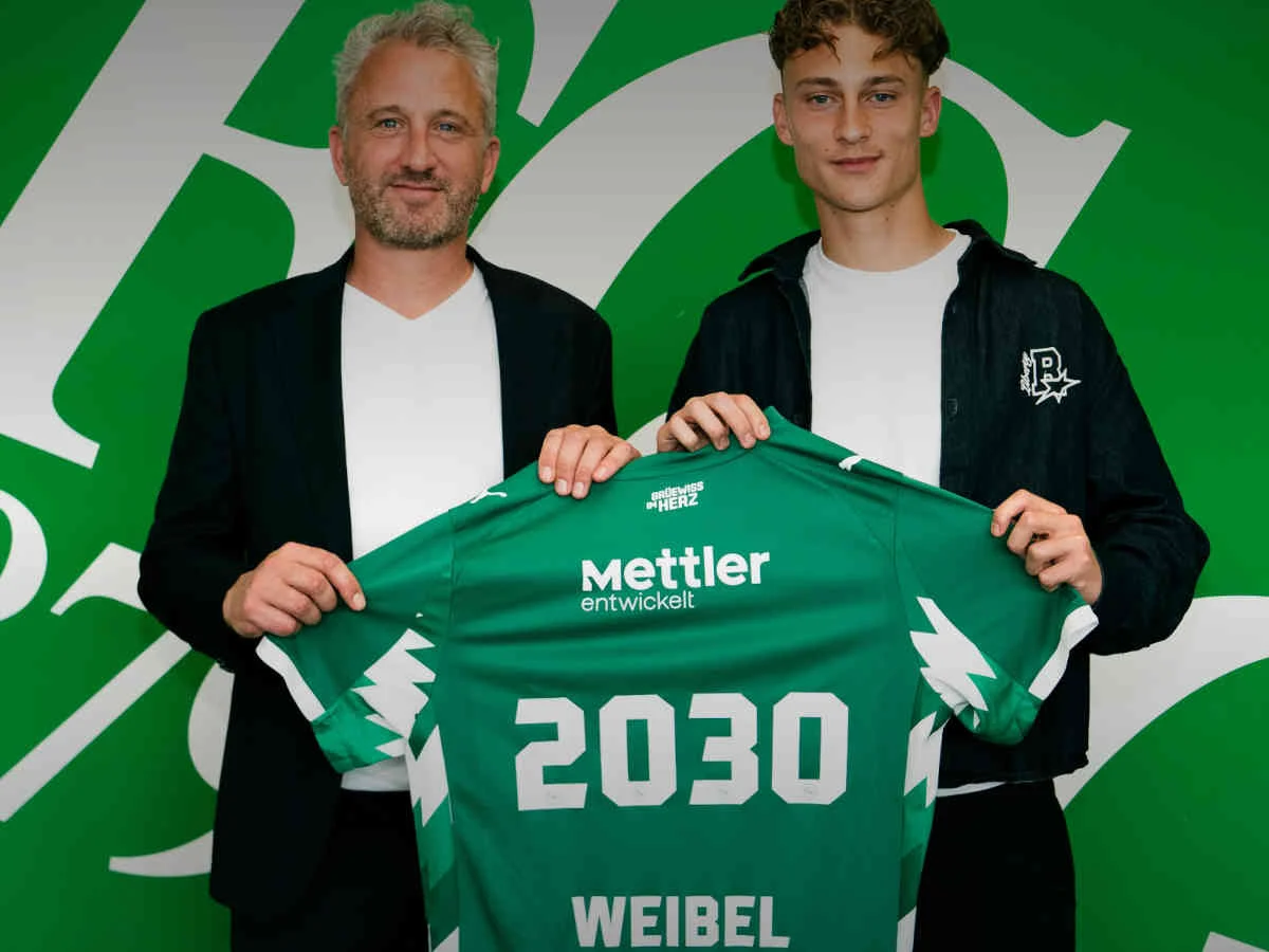 Der FC St. Gallen setzt bei Mittelfeldtalent Nino Weibel ein grosses Zeichen